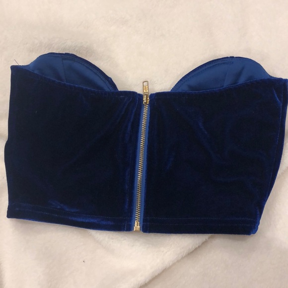 Royal blue TOBI crop top - Picture 2 of 2